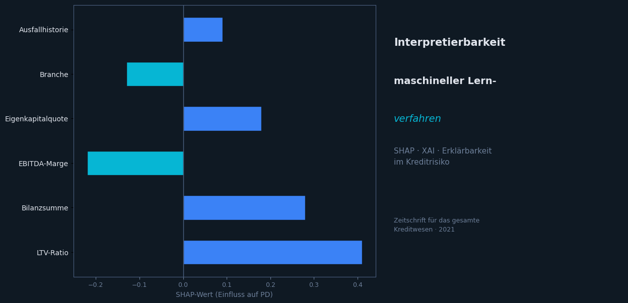Interpretierbarkeit maschineller Lernverfahren in der Kreditrisikomessung